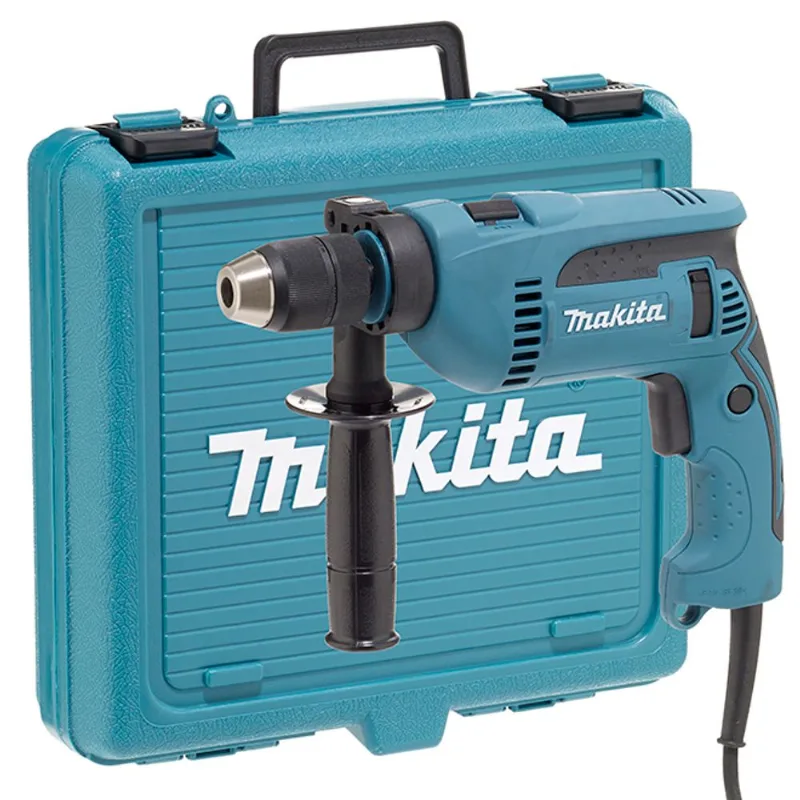 Makita 5/8-in 6-Amp Variable Speed Corded Hammer Drill Kit with Keyless Chuck and Carrying Case