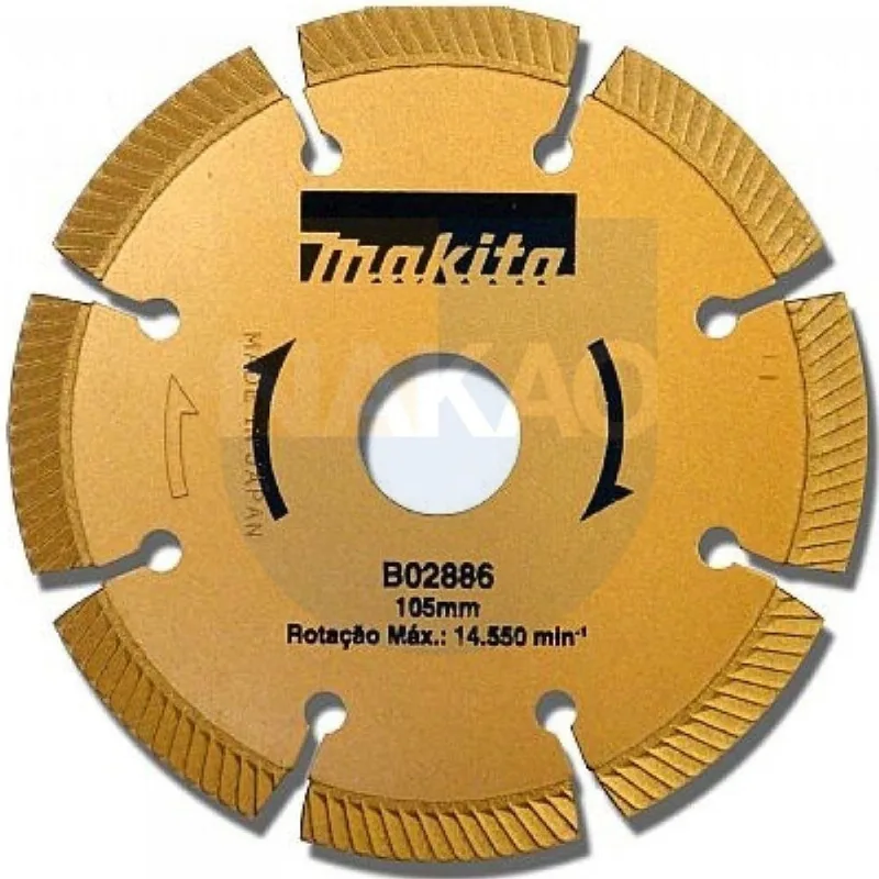 DISCO DIAMANTADO MAKITA GRANITO SECO 105MMx20MM B-02886