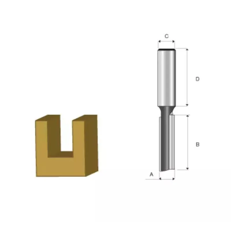 Fresa Paralela Dupla (a) 1/4 X 1/4 D-01389 Makita