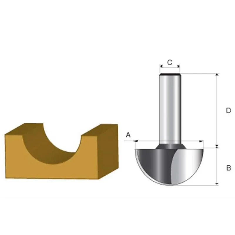 Fresa Paralela U Dupla 1/4 X 3/4 Makita D-01753