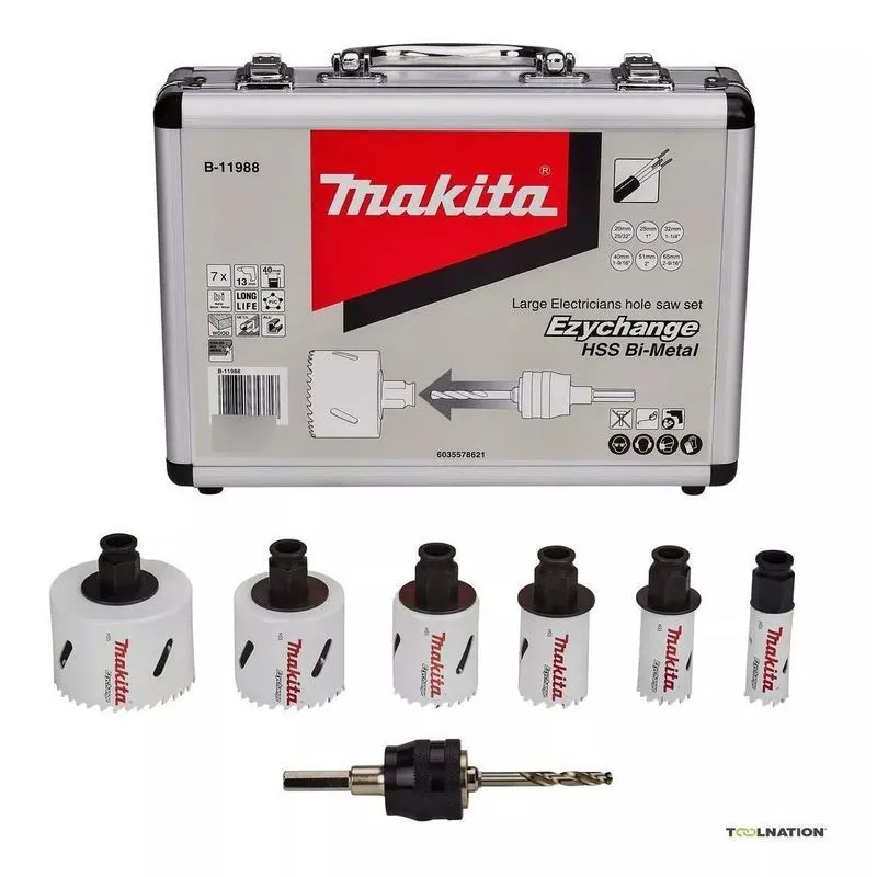 Jogo Serra Copo Com 7 Peças B-11988 Makita Bi-metal
