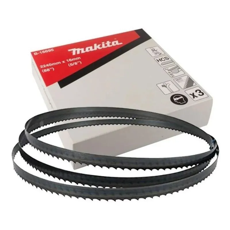 Lamina Para Serra De Fita 6mm Makita Lb1200f B-16689 Com 3