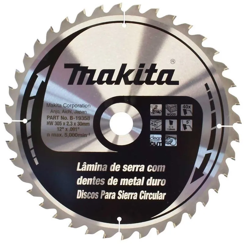 Lamina De Serra Circular 305mm (12) 32d Makita B-19358