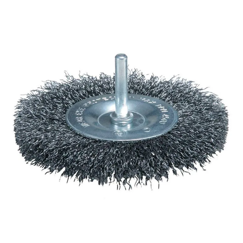 Escova De Aço Circular Ondulado 63mm Com Haste Makita D-39970