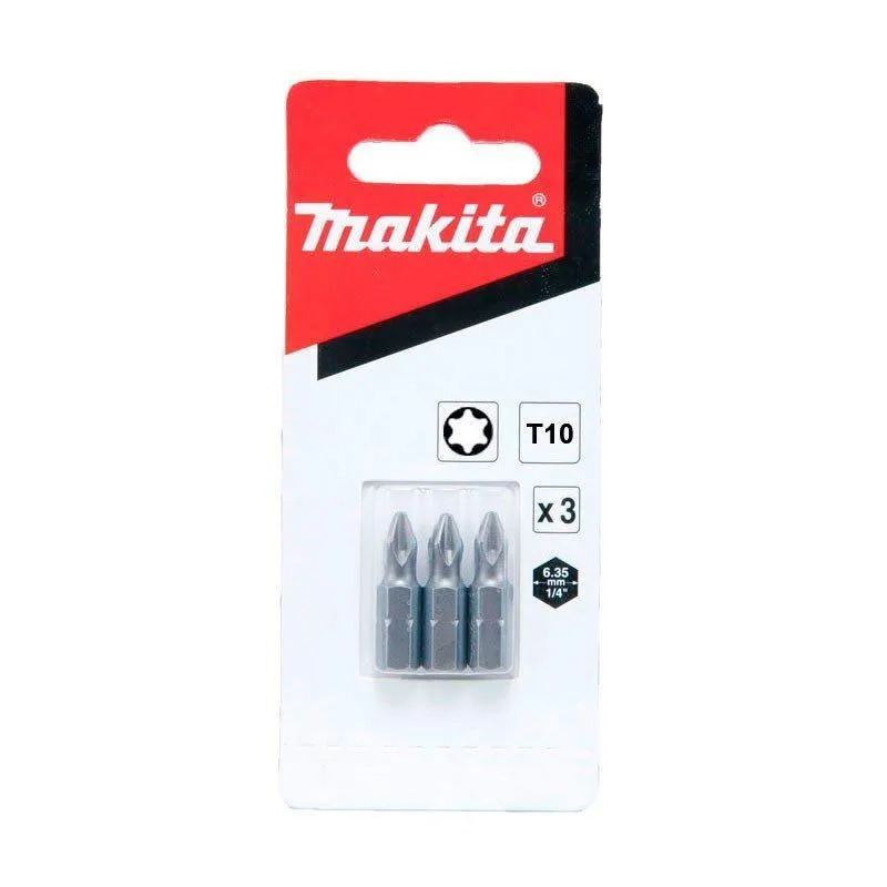 Ponta Bits Torx T10 25mm 3pc B-23597 - Makita