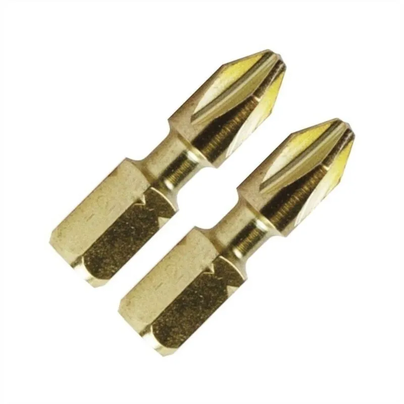 Kit De Bits 02 Pcs P/madeira 25mm Impact Gold Makita B-28488