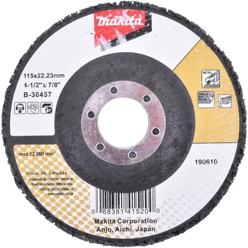Disco De Limpeza 115mmx22,23mm B-36457 Makita