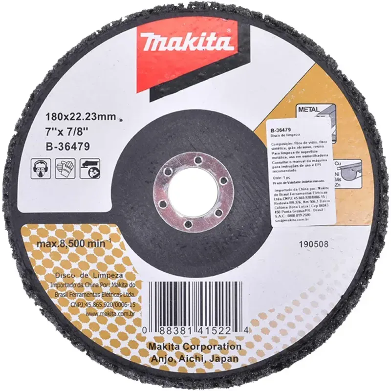 Disco de Limpeza 180x22,23mm Makita