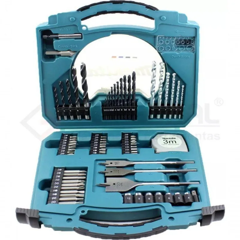 Kit De Bits E Brocas 71 Peças D-47145 Makita