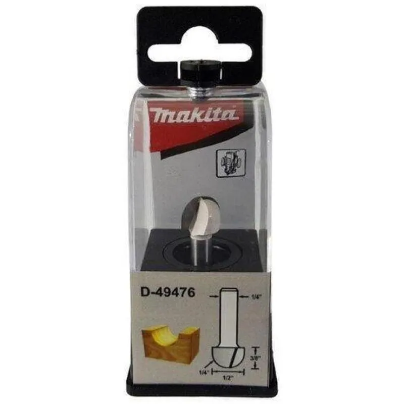 Fresa Ponta U Diamantada 1/2x1/4 D-49476 - Makita