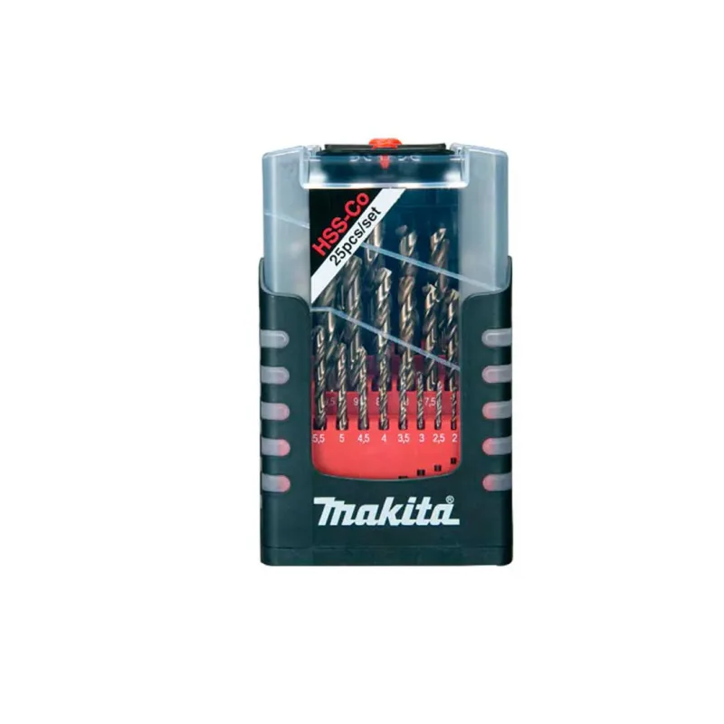 Jogo De Broca P/ Metal HSS-Co 25 Pcs 1,0 A 13,0mm Makita D-50479
