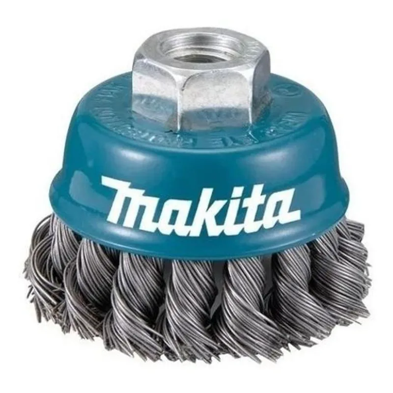 Escova De Aco Copo Torcida 60mm M14 Makita D-55164