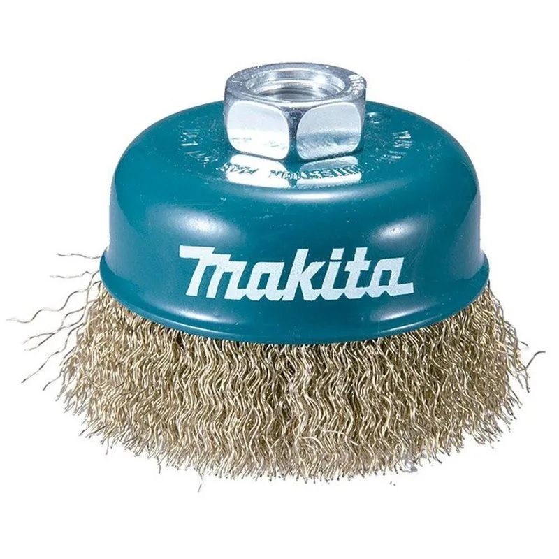 Escova De Aço Tipo Copo 100mm Fio Ondulado Makita D-55376