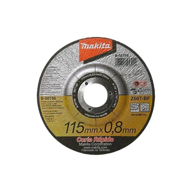 Disco Corte 115x0,8x22,23mm B-50756 - Makita