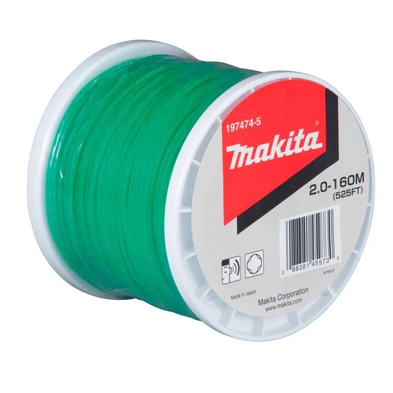 Fio De Nylon Para Roçadeira 2.0x160mt Makita 197474-5