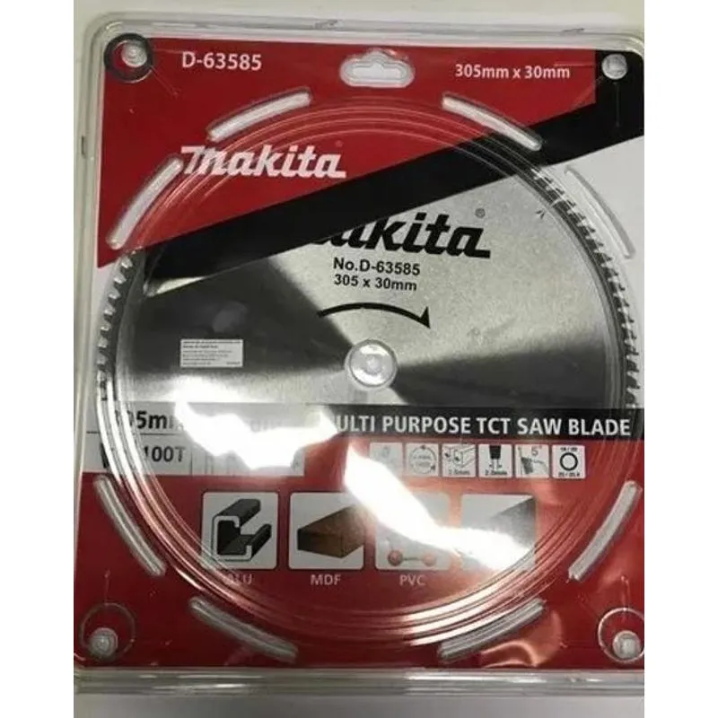 Lamina Serra Makita D-63585 Multi Purpose 305mm X 30mm 100t