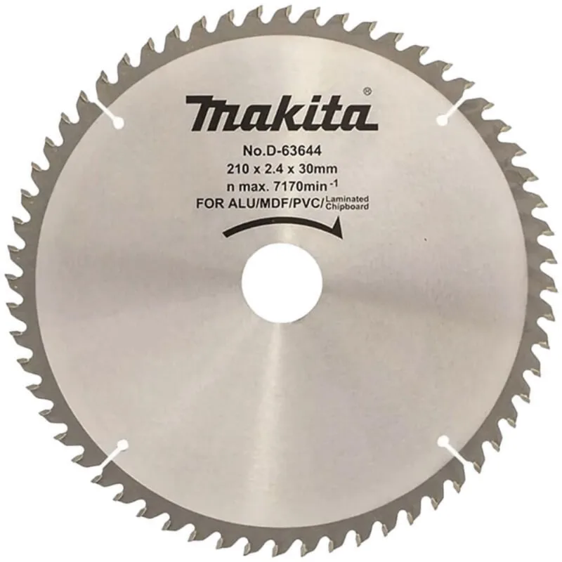 Disco De Serra Multimateriais 210x60dx30f D-63644 Makita