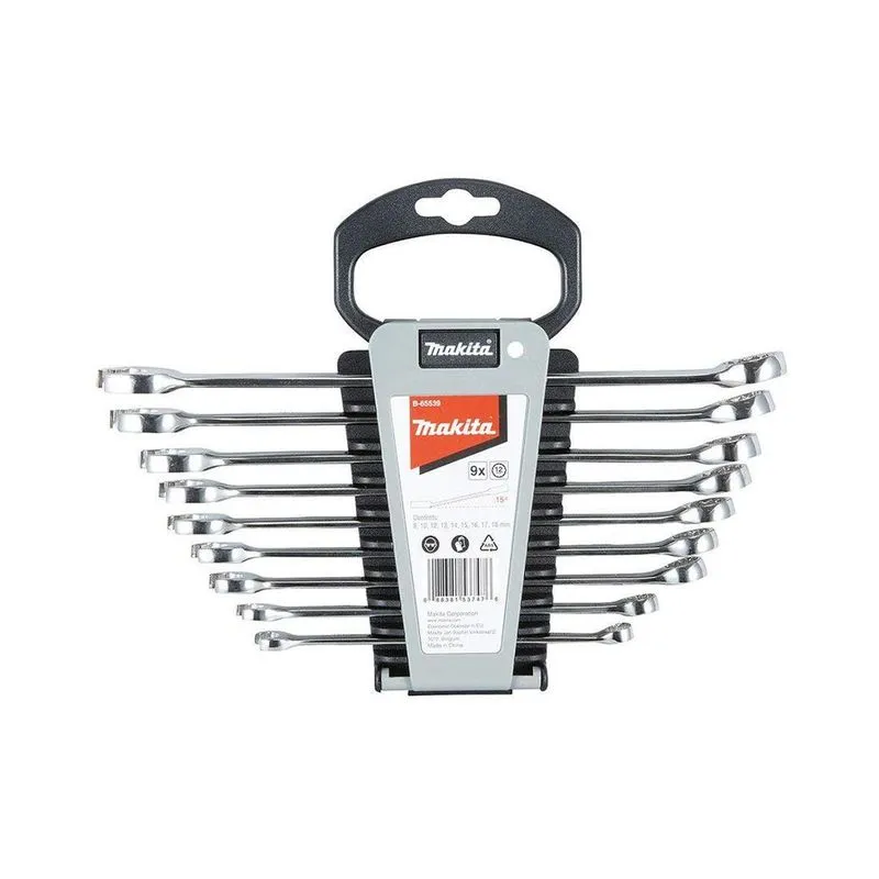 Jogo De Chave Combinada 8 A 18mm 9 Pecas Makita B-65539