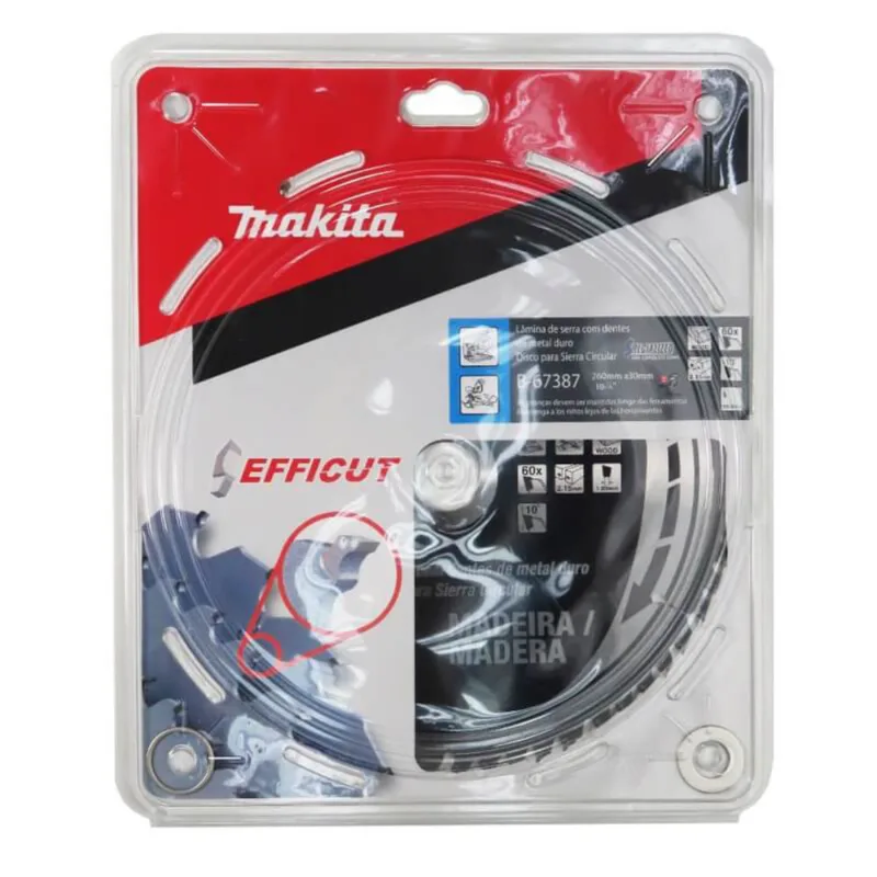 Lamina de Serra TCT 260MM X 30MM X 48T Makita B-67387