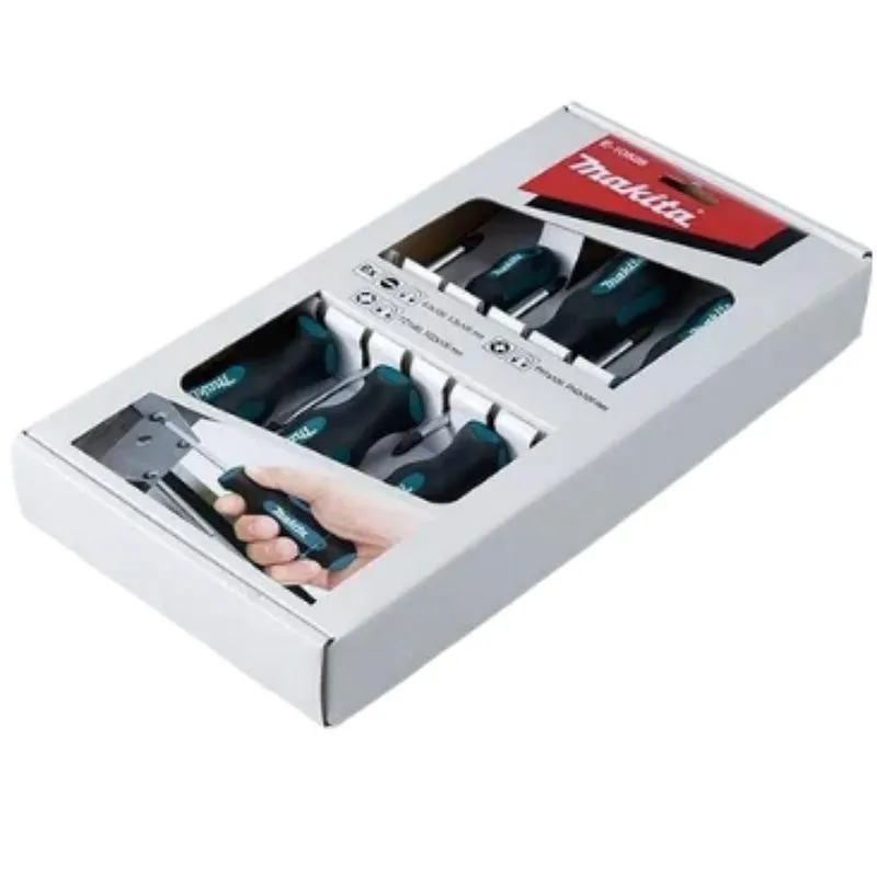Kit Chave De Fenda E Philips Makita E-10528 - 6 Peças