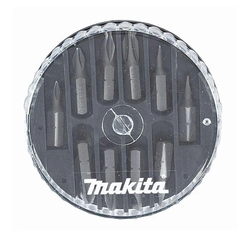 Jogo Com 10 Bits 25mm Com Estojo Plastico D-73293 Makita