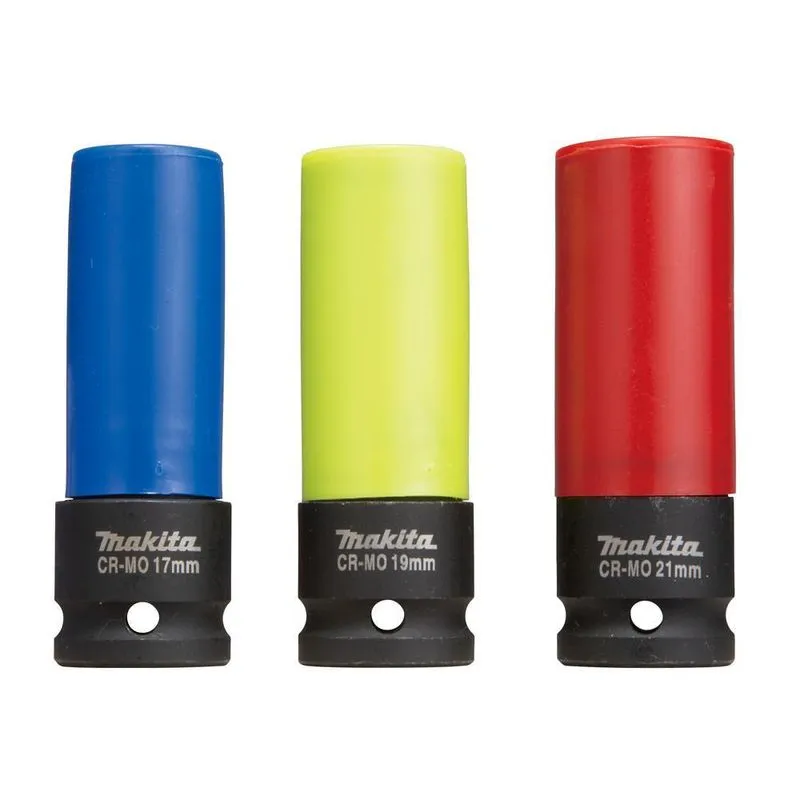 Makita Kit Soquetes Impacto 3 Peças