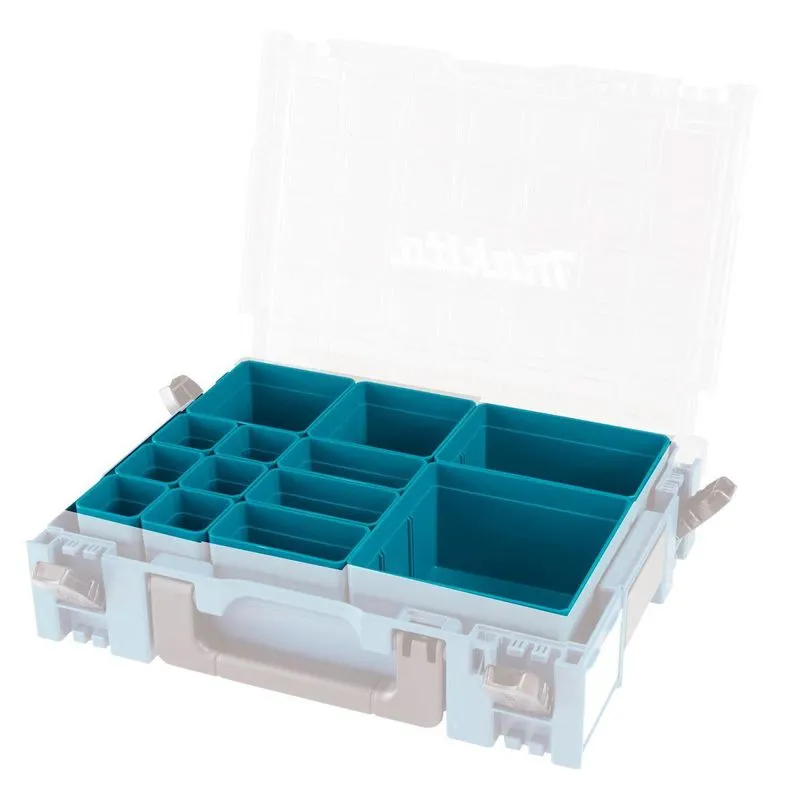 Conjunto De Caixa Interna Com 5 Organizador Makita 191x92-5