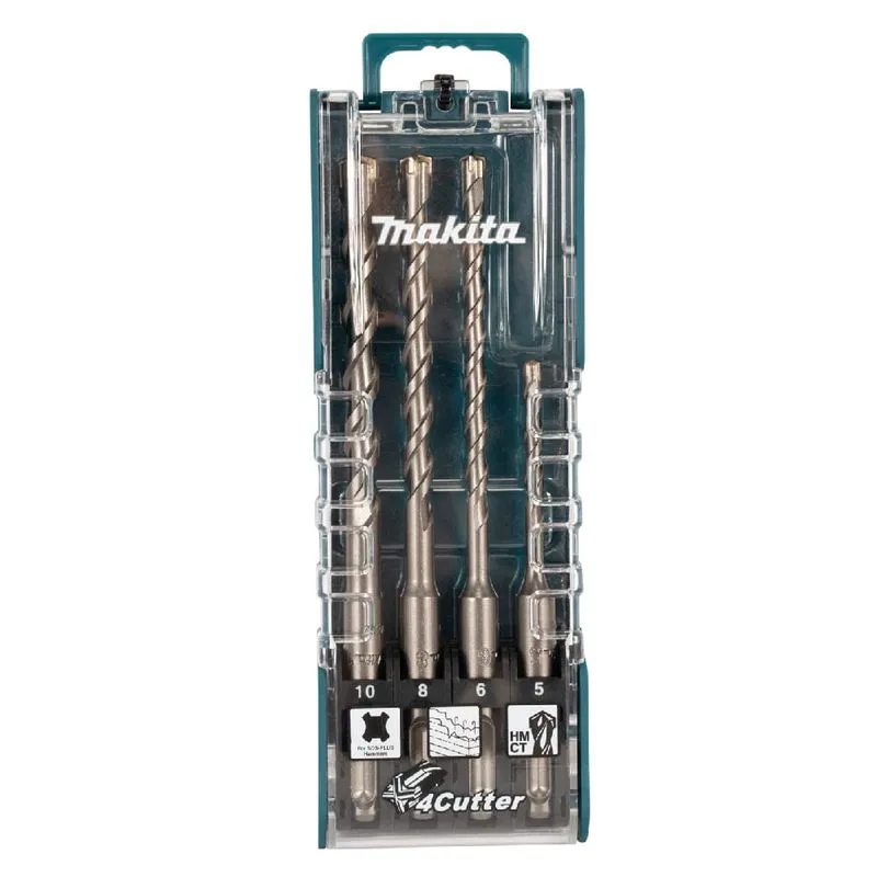 Conjunto De Brocas Sds-plus Com 4 Peças 5-10mm E-14249 - Makita Makita