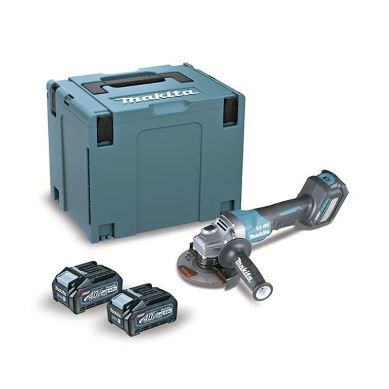 Esmerilhadeira Makita 125mm 2 Baterias 40v 4ah Ga029gm201