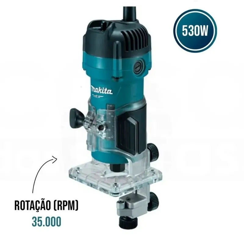 Tupia Laminados 06mm 1 4 0530w 0-35000rpm M3700b-110v