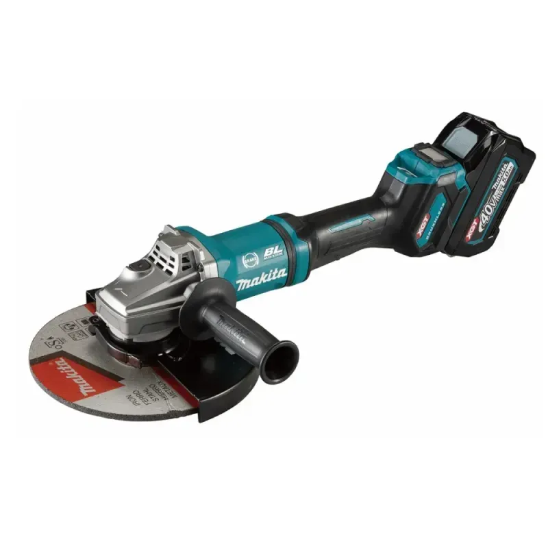 Esmerilhadeira XGT 9Pol Com Bateria + Carregador 220V Makita ESMERILHADEIRA XGT 9POL C/BAT+CA 220V