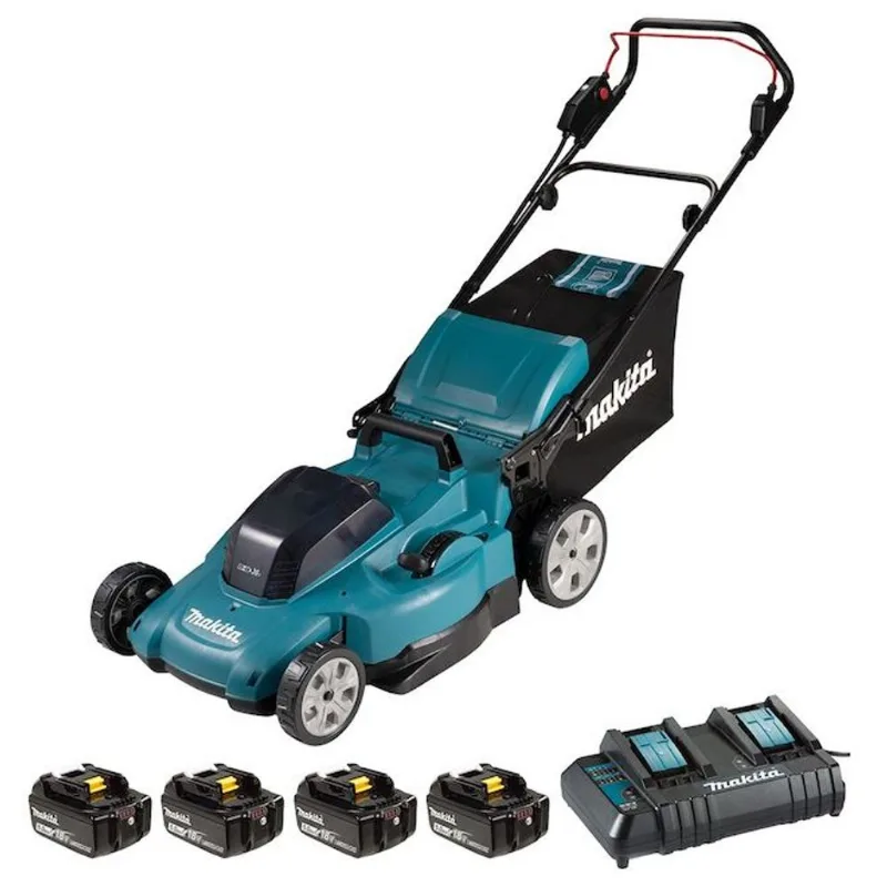 Makita 21-in Cordless Self-Propelled Lawn Mower - Blue