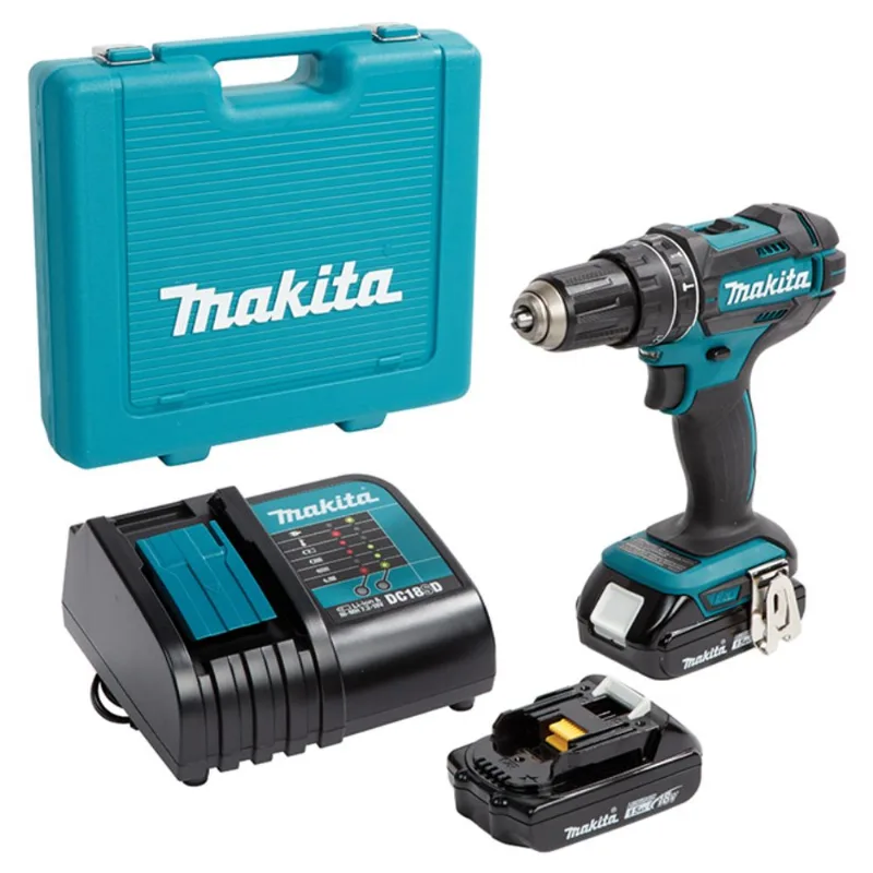 Hammer Drill - Cordless - 1/2-in - 18 V