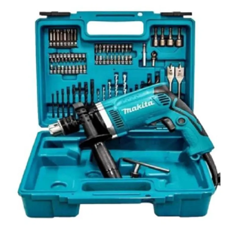 Furadeira Impacto Makita Hp1630kx3 1/2 127v Com Acessórios