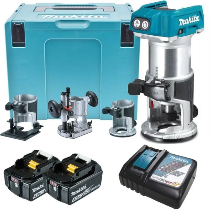 Tupia Eletrônica A Bateria 18 Volts + Acessórios E Maleta - Drt50rmjx2 - Makita Makita