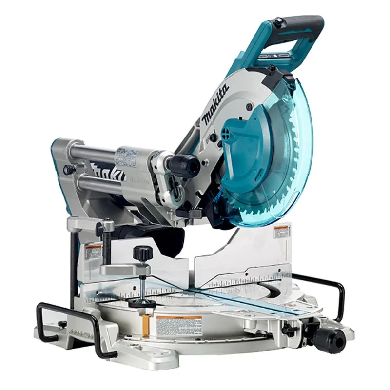 Makita 18V x2 LXT Brushless 10-in Slide Miter Saw with Laser, ADT Torque Control, Rail Forward, Tool Only