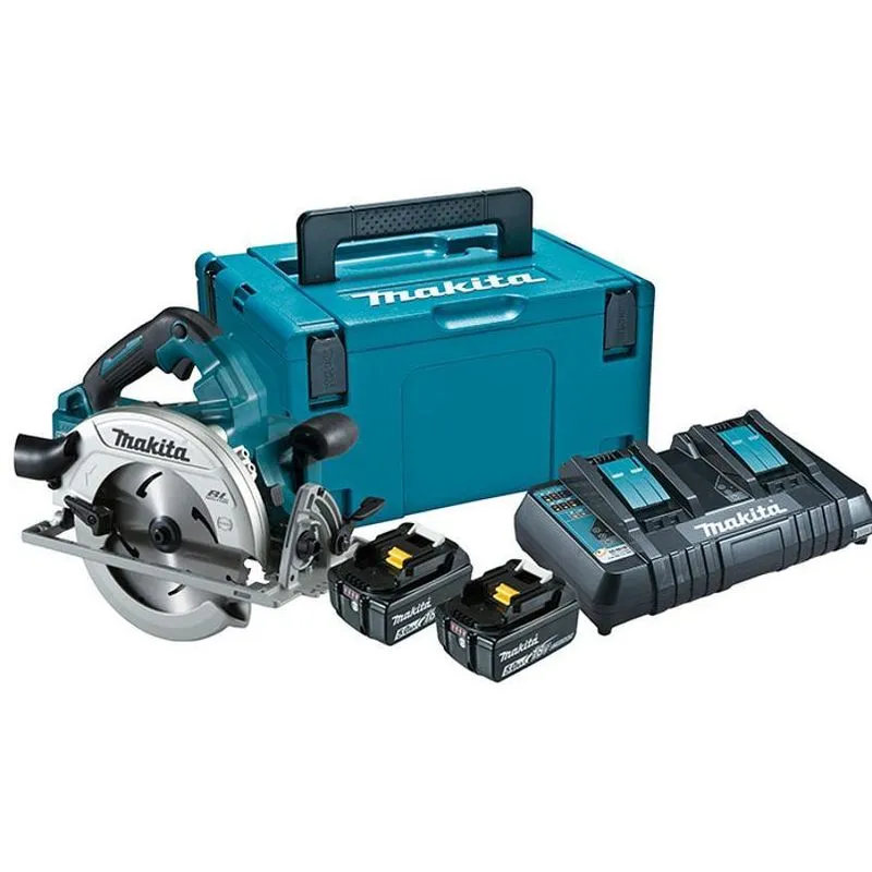 Serra Circular Makita 185mm 2baterias 5a 18v Carregador Maleta