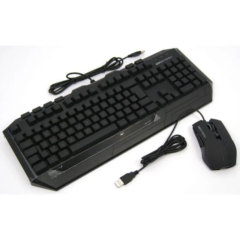 Teclado e Mouse - USB - Cooler Master Devastator (Red Edition) - Preto - SGB-3011-KKMF1-BR