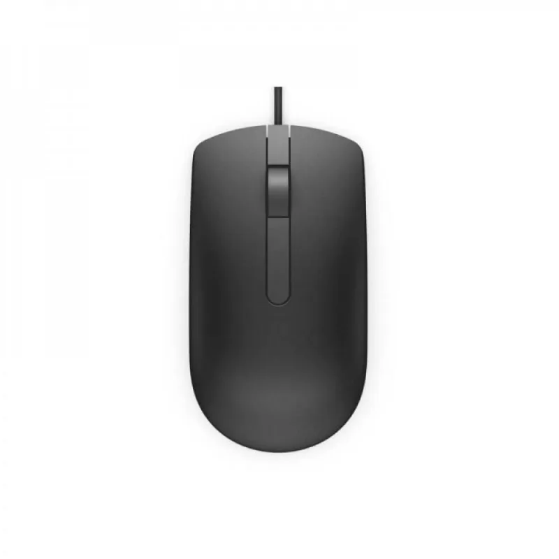 Mouse Óptico Ms116 Cabo Usb Com Roda De Rolagem Dell