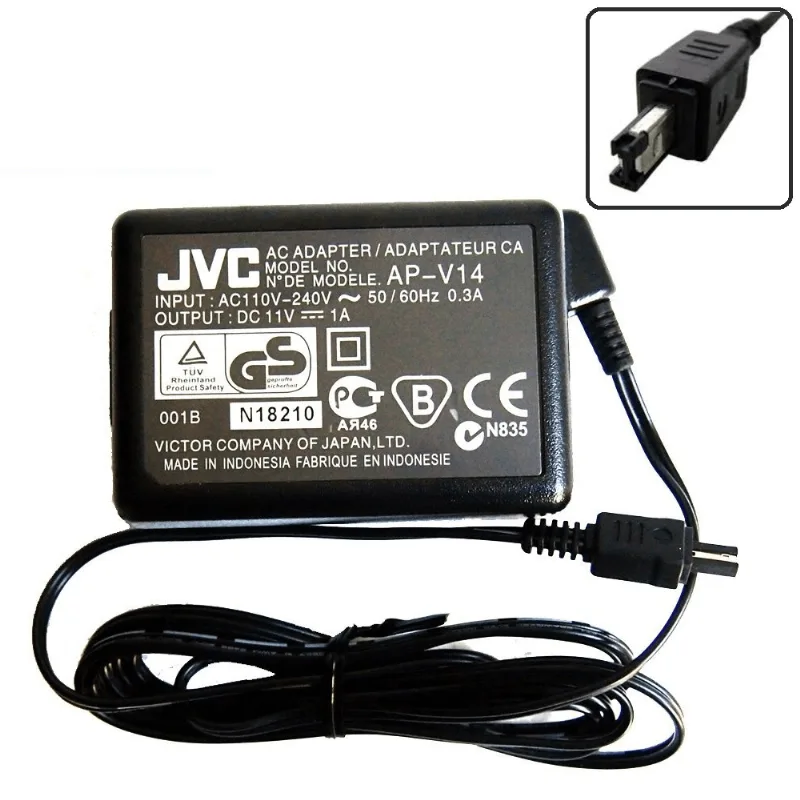 Adaptador AC JVC AP-V14E para Filmadoras JVC (Bivolt)