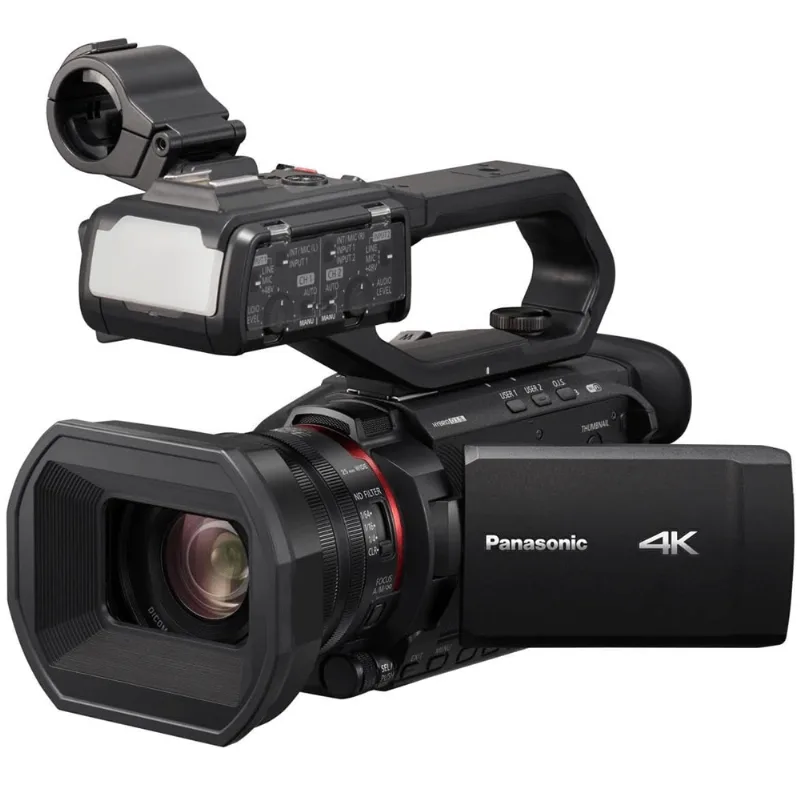 Filmadora Panasonic HC-X2100 UHD 4K 3G-SDI/HDMI Pro 24x Zoom Profissional