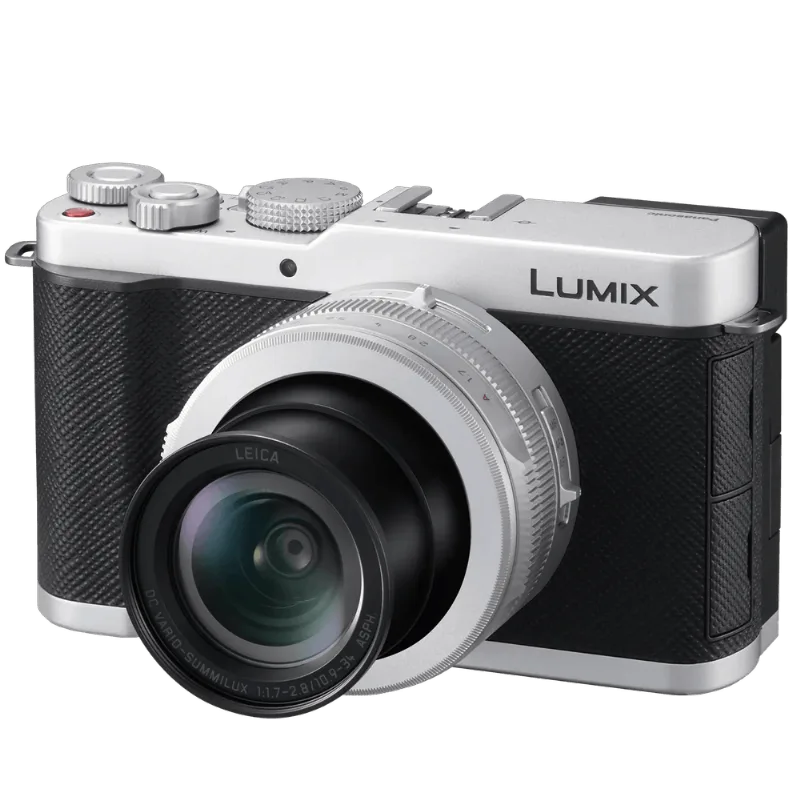 Câmera Panasonic Lumix L10 5.6K com Lente Leica 24-75mm (Prata)