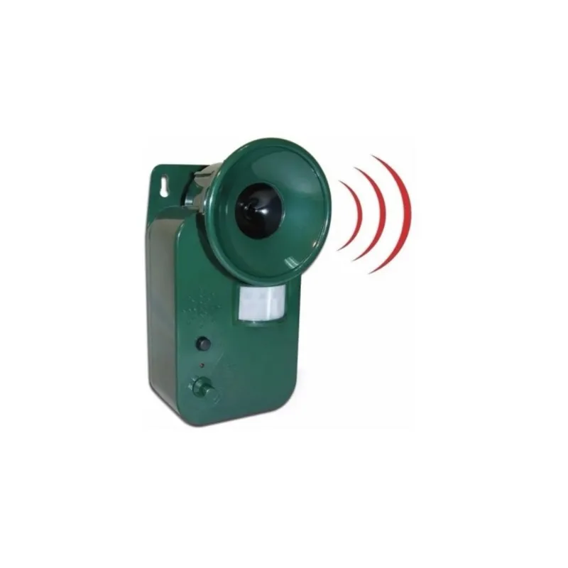 Repelente ultrassônico com sensor de movimento, alcance de 8 m
