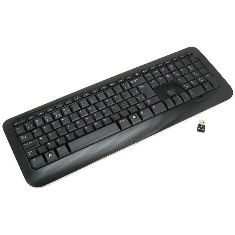 Teclado - USB - Microsoft Wireless Keyboard 800 - Preto - 2VJ-00005 / 1455, 1461