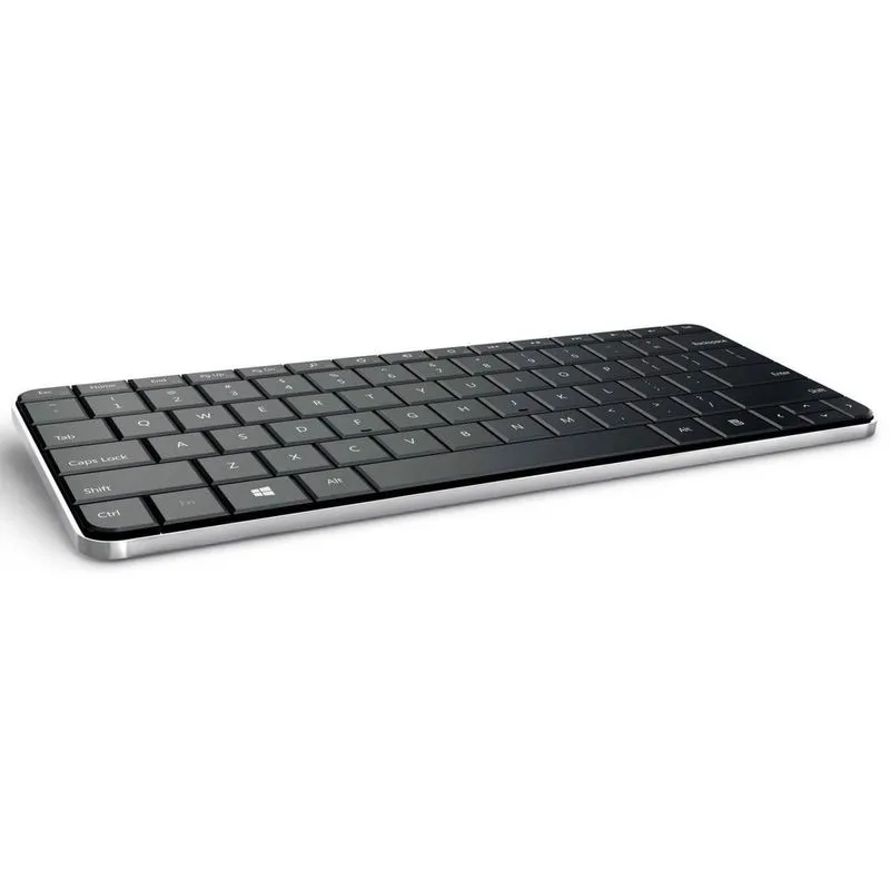 Teclado - Sem fio - Microsoft Wedge Mobile - Preto/Prata - U6R-00005 / 1521