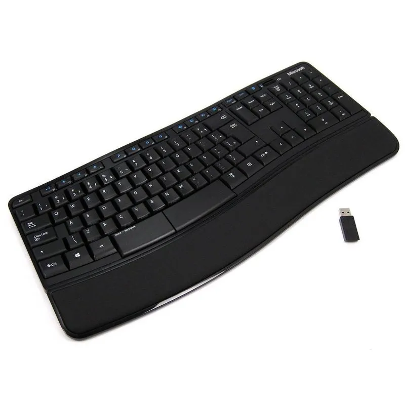 Teclado - Sem fio - Microsoft Sculpt Comfort Keyboard - Preto - V4S-00005 / 1531 1423