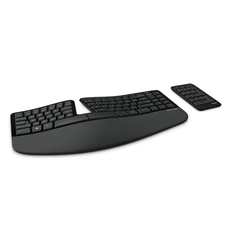 Teclado - Sem fio - Microsoft Sculpt Ergonomic Desktop - Preto - 5KV-00001