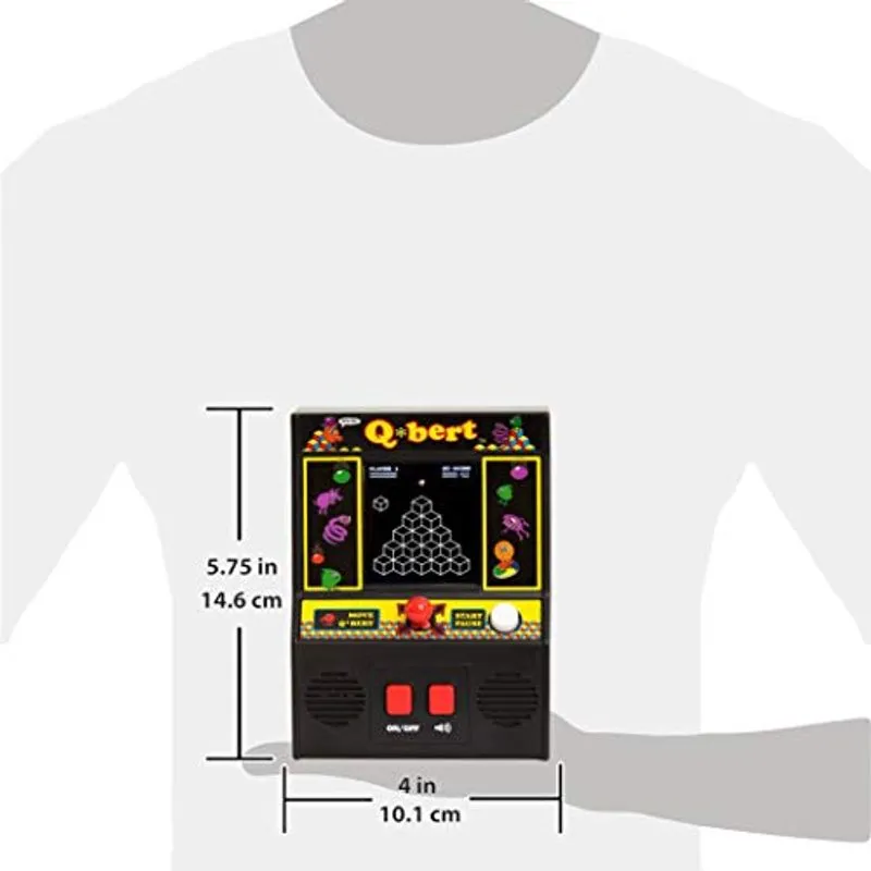 Arcade Classics - Q'bert Retro Mini Arcade Game