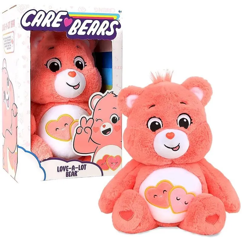 Care Bears - 14 Plush - Love-A-Lot Bear - Soft Huggable Material!