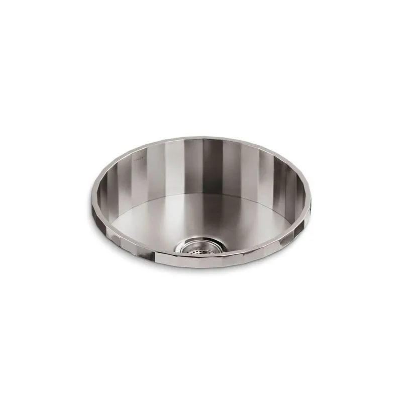 Cuba de Apoio Inox Redonda 47,6cm 3674NA - Kohler